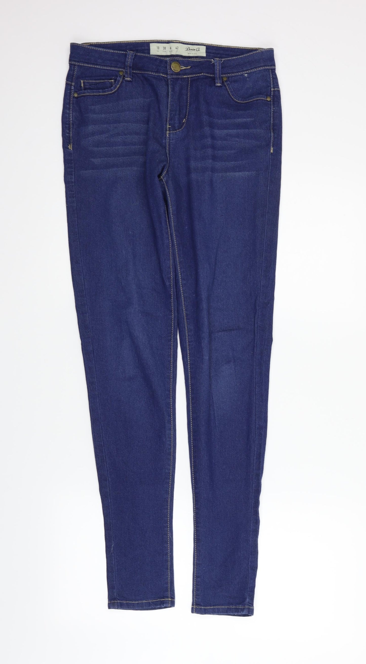 deniem & co Womens Blue   Straight Jeans Size 10 L30 in