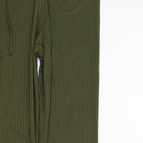 Boohoo Womens Green   Jegging Trousers Size 10 L28 in