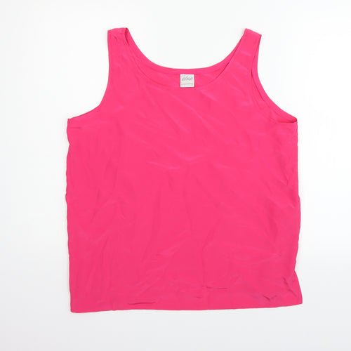Elsie Whiteley Womens Pink   Basic Tank Size 10