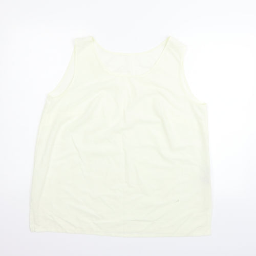 Matchset Womens Beige   Basic T-Shirt Size 18