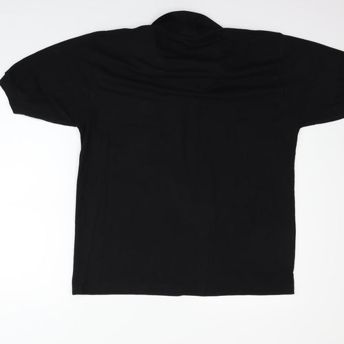 supa polos Mens Black    Polo Size XL
