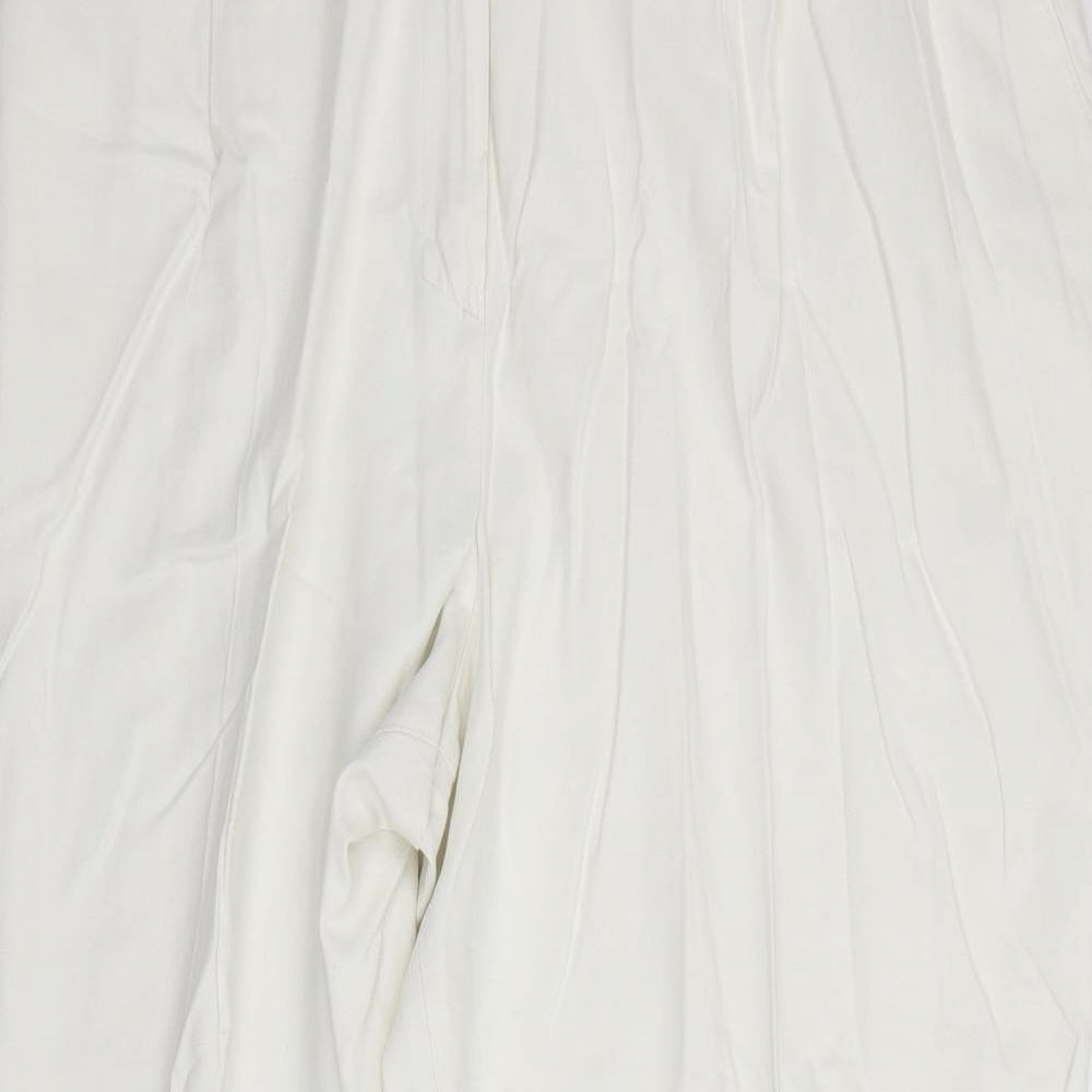 Marks and Spencer Womens White   Trousers  Size 22 L26 in