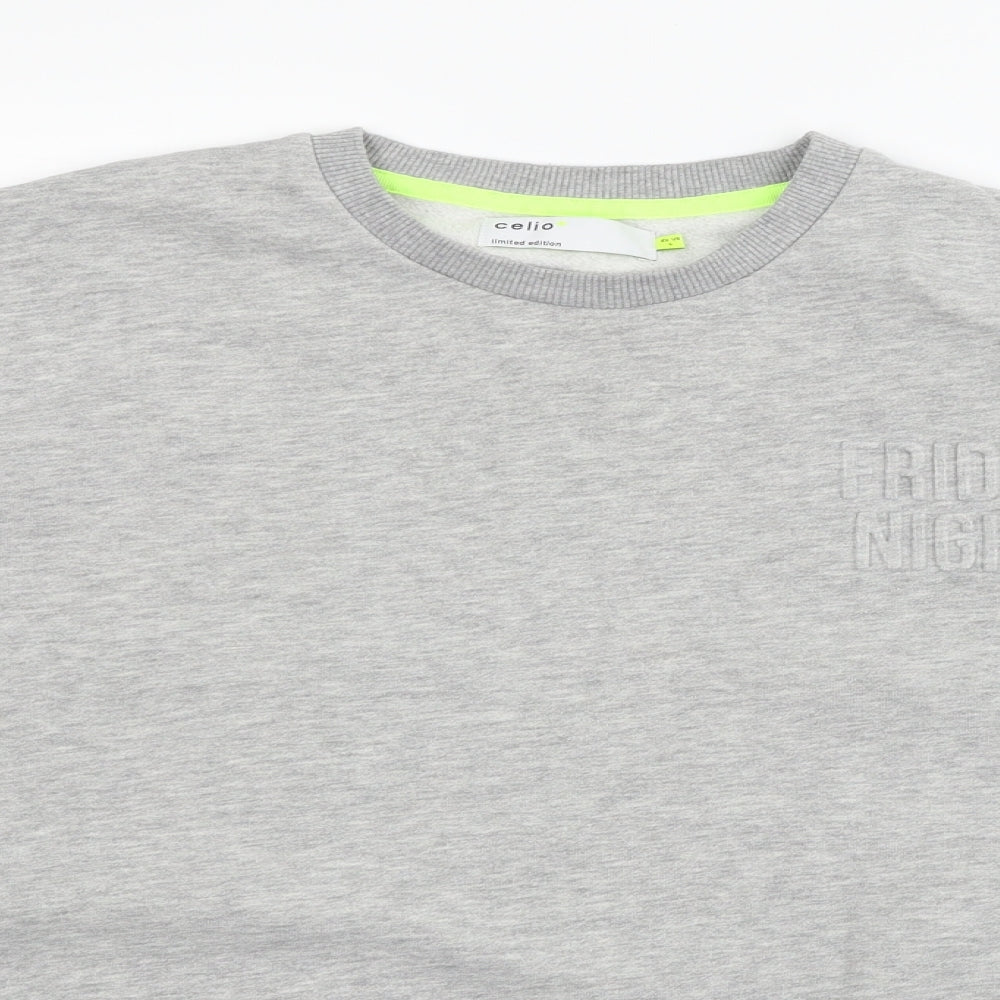 celio Mens Grey   Pullover Jumper Size L