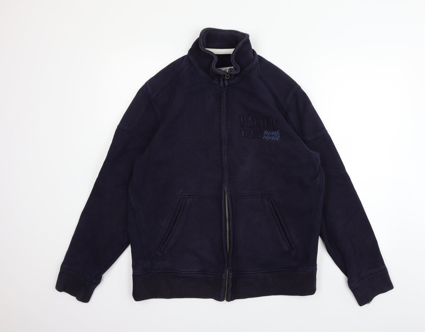 the north coast Mens Blue   Full Zip Jumper Size L