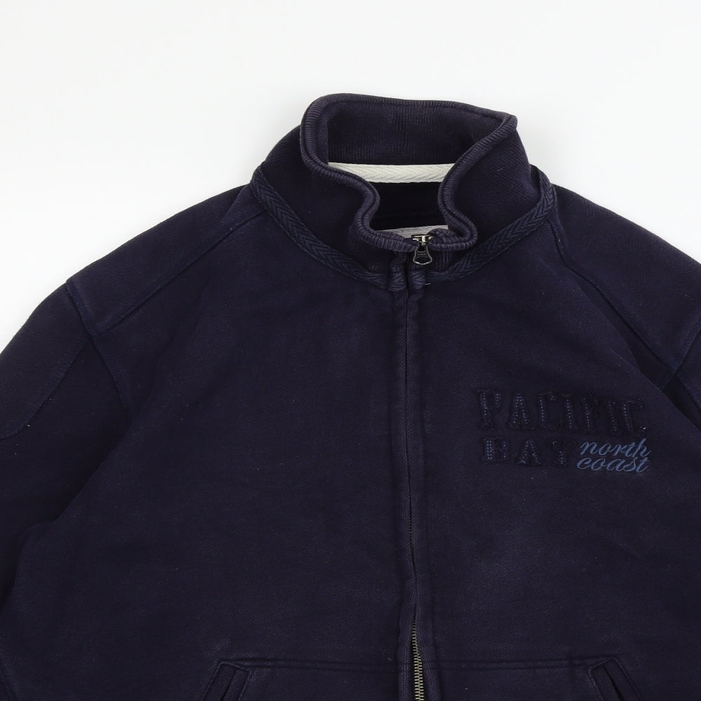 the north coast Mens Blue   Full Zip Jumper Size L