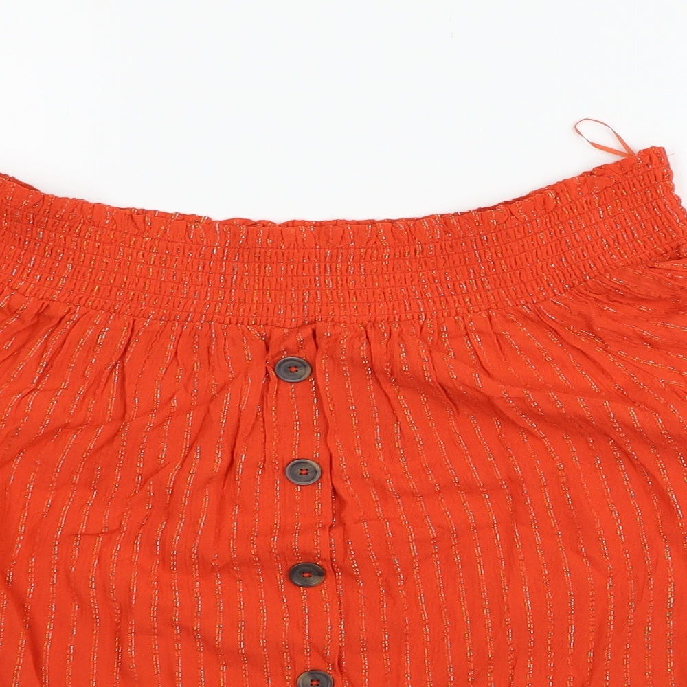 NEXT Womens Orange   Basic Blouse Size 12