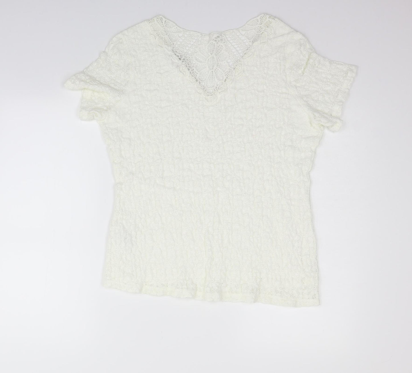 Per Una Womens White   Pullover Jumper Size 16
