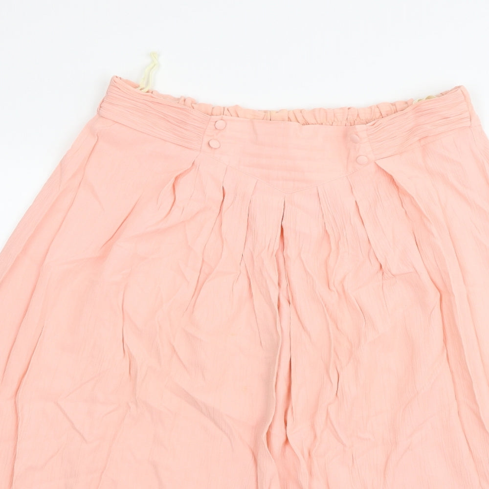 Hammels Womens Pink   Cargo Skirt Size 16  - Elastic Waist Band