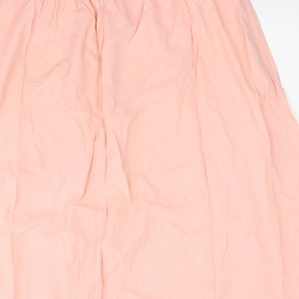 Hammels Womens Pink   Cargo Skirt Size 16  - Elastic Waist Band