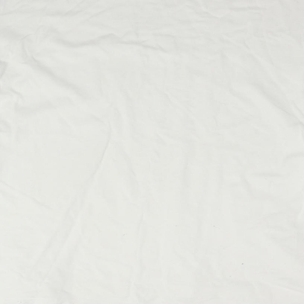 Marks and Spencer Womens White   Basic T-Shirt Size 20  - washABLE MARK ON SHOULDER