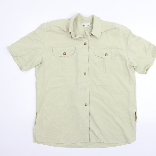 Gerry Weber Womens Beige   Basic Button-Up Size 14