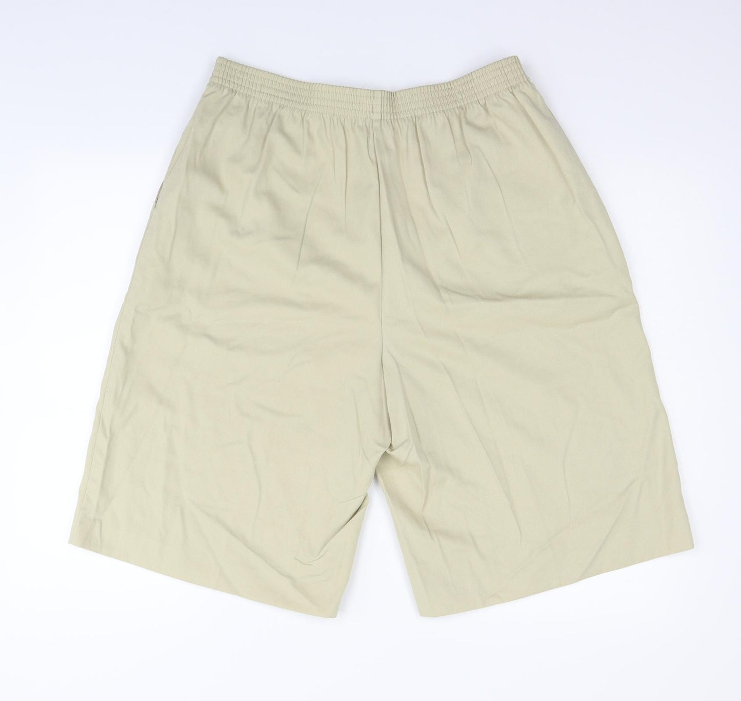 Karelia Womens Beige   Cut-Off Shorts Size 14