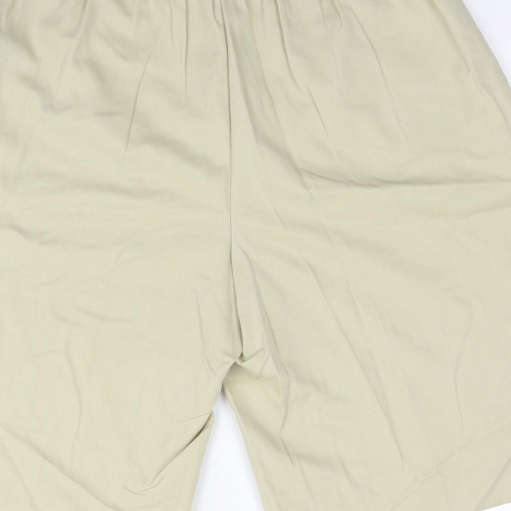 Karelia Womens Beige   Cut-Off Shorts Size 14