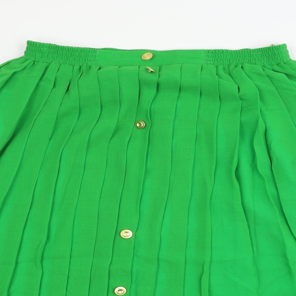 Versus Womens Green   Flare Skirt Size 14