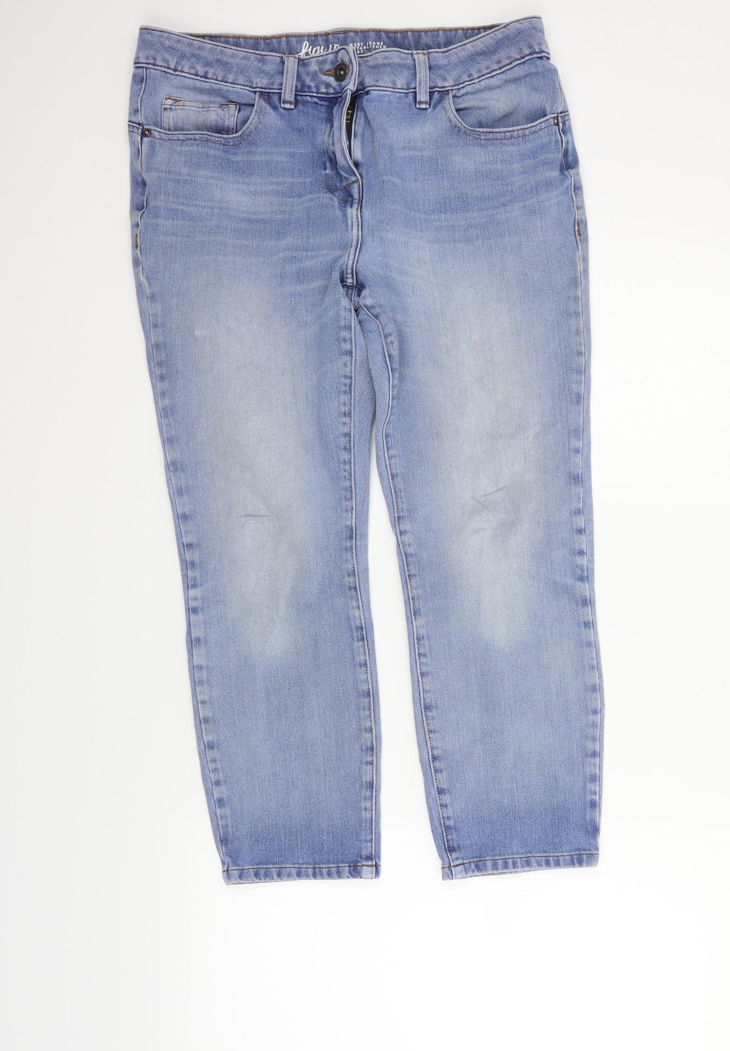 NEXT Womens Blue   Straight Jeans Size 12 L21 in