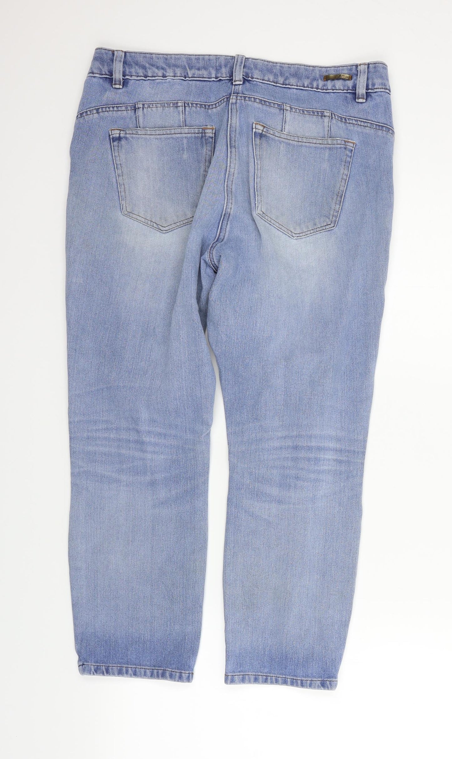 NEXT Womens Blue   Straight Jeans Size 12 L21 in