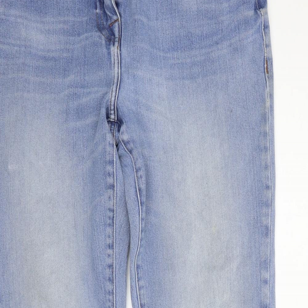 NEXT Womens Blue   Straight Jeans Size 12 L21 in