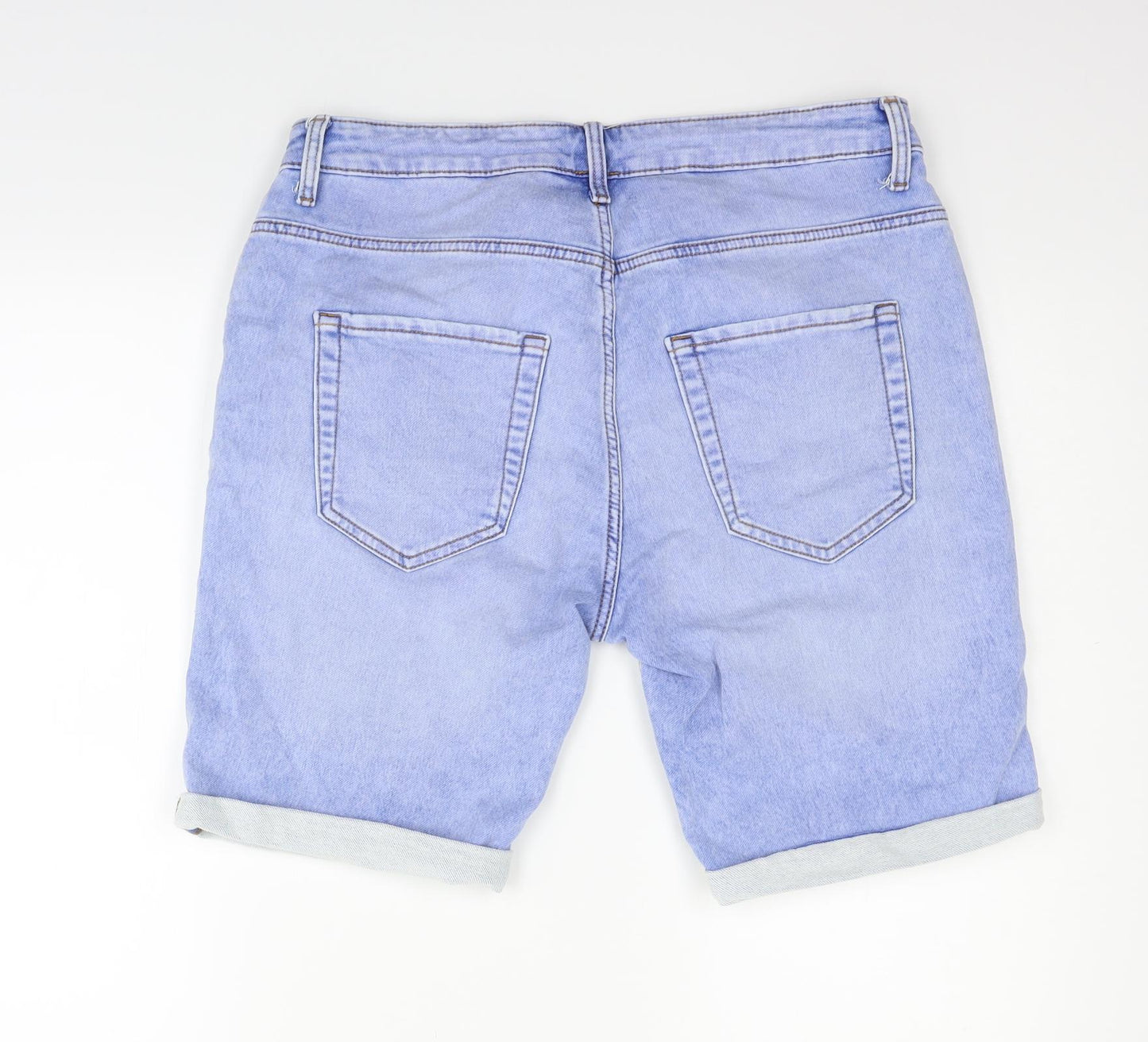 deniem co Mens Blue   Chino Shorts Size 34 in