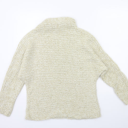TU Womens Gold  Knit Pullover Jumper Size 14