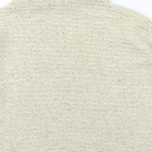 TU Womens Gold  Knit Pullover Jumper Size 14