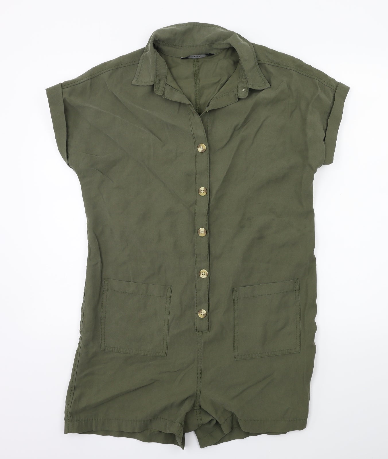 F&F Womens Green   Playsuit One-Piece Size 10