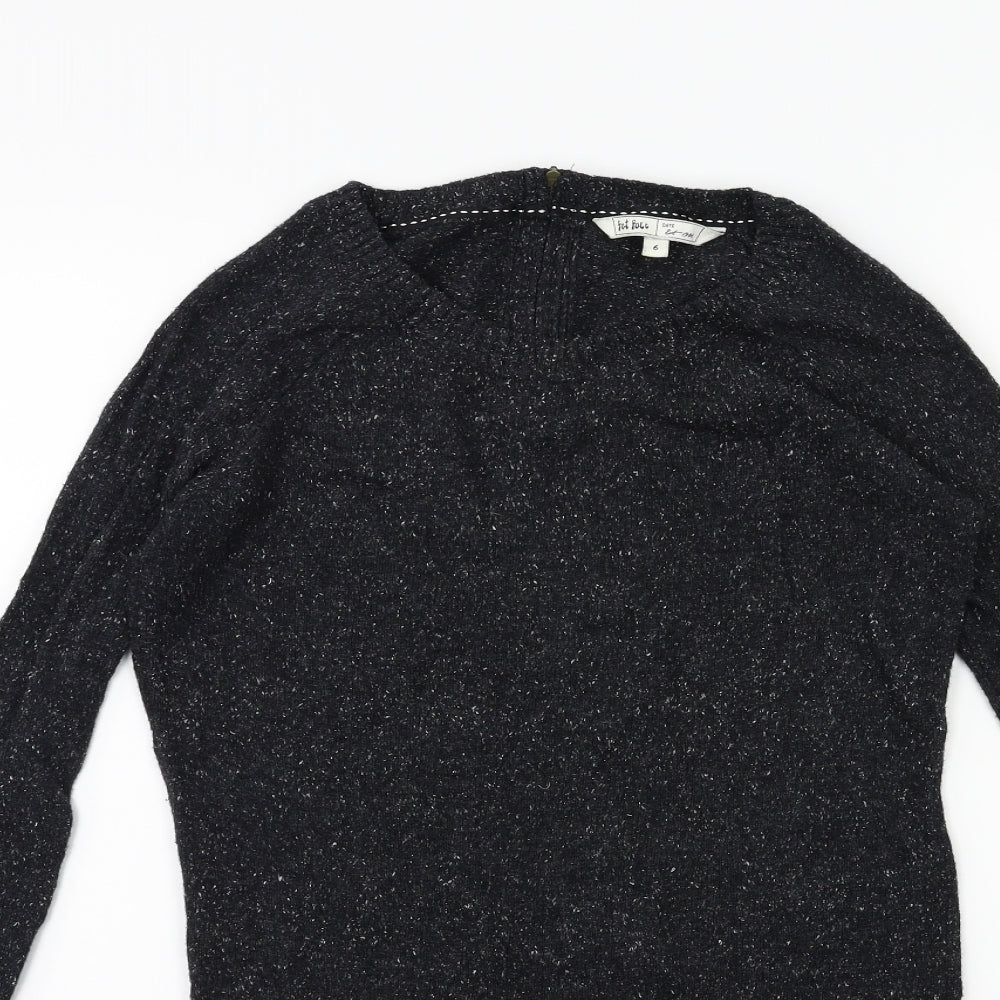 Fat Face Womens Blue  Knit Pullover Jumper Size 6