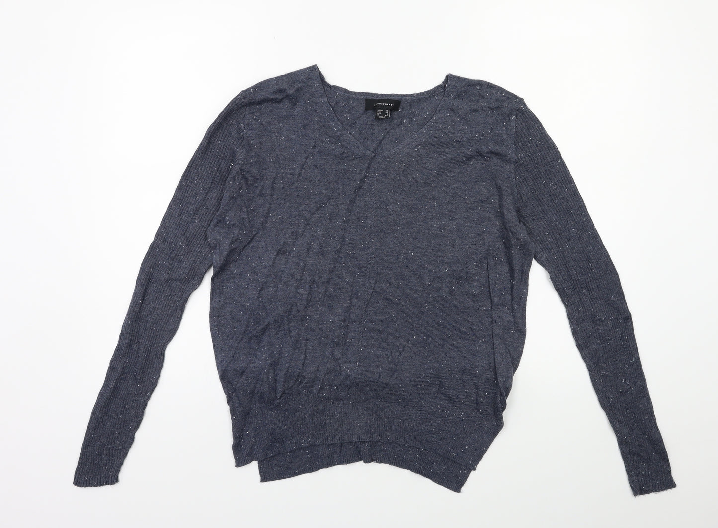 Atmosphere Womens Blue  Knit Pullover Jumper Size 12