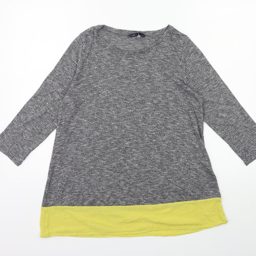Marks and Spencer Womens Grey  Knit Pullover Jumper Size 10