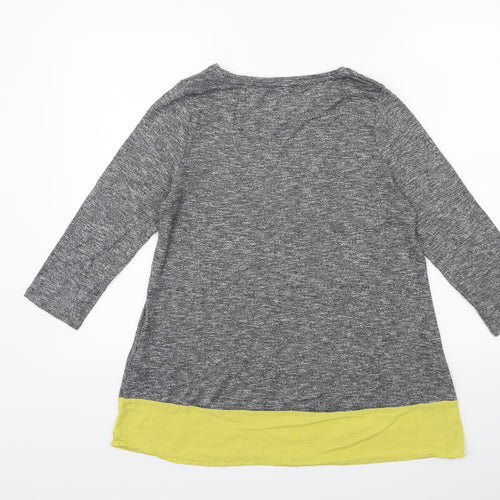 Marks and Spencer Womens Grey  Knit Pullover Jumper Size 10