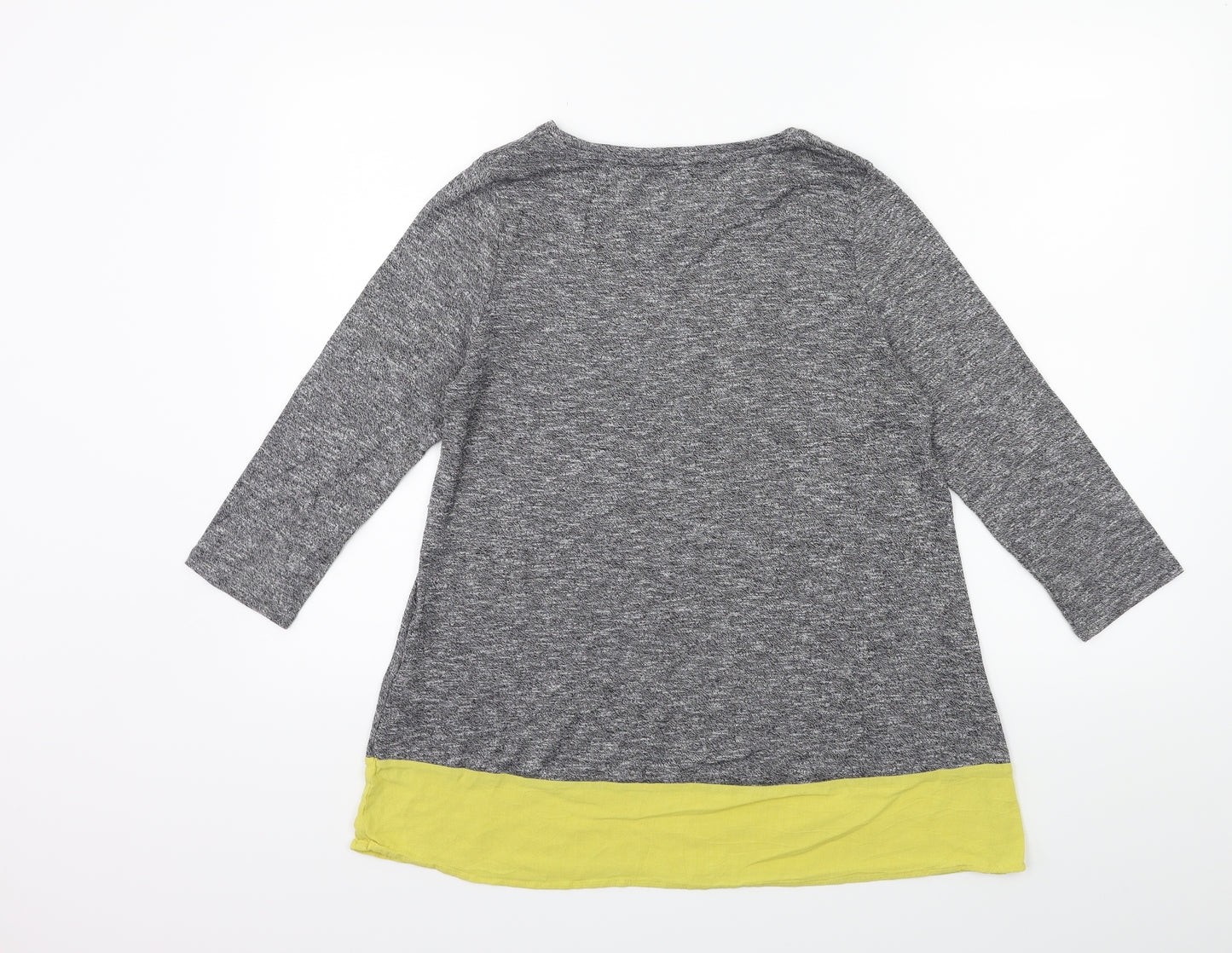 Marks and Spencer Womens Grey  Knit Pullover Jumper Size 10