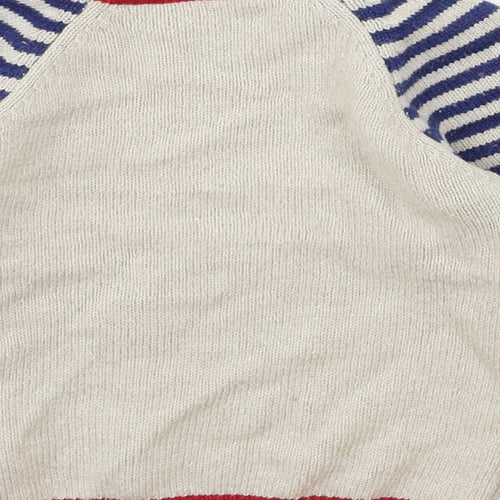 Paddington Bear Boys Grey  Knit Pullover Jumper Size 3-4 Years