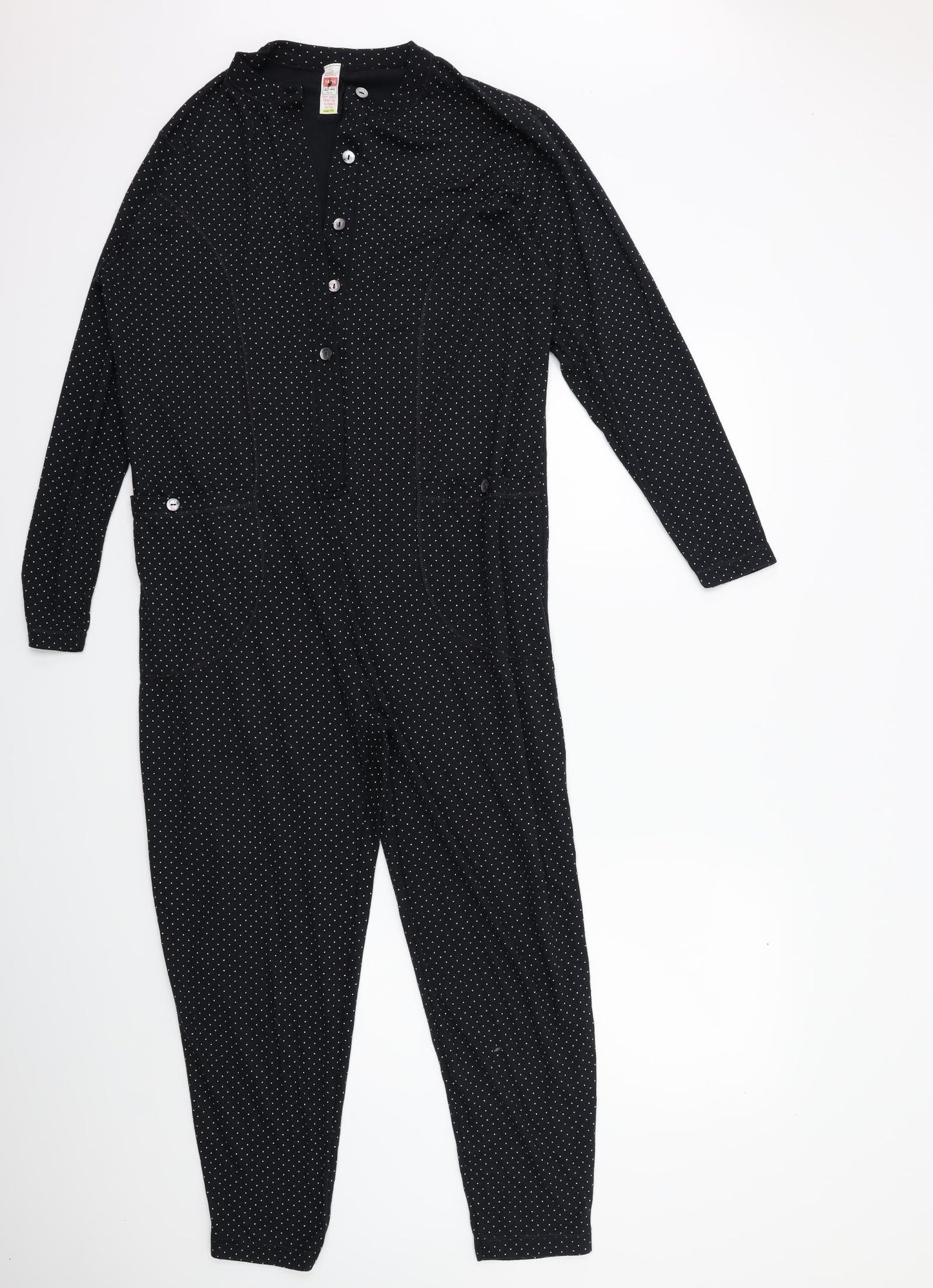st michael Womens Black Polka Dot  Top One Piece Size 14