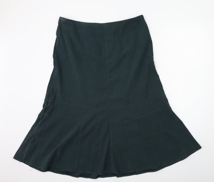 Casual Comfort Womens Blue   Flare Skirt Size 40 in
