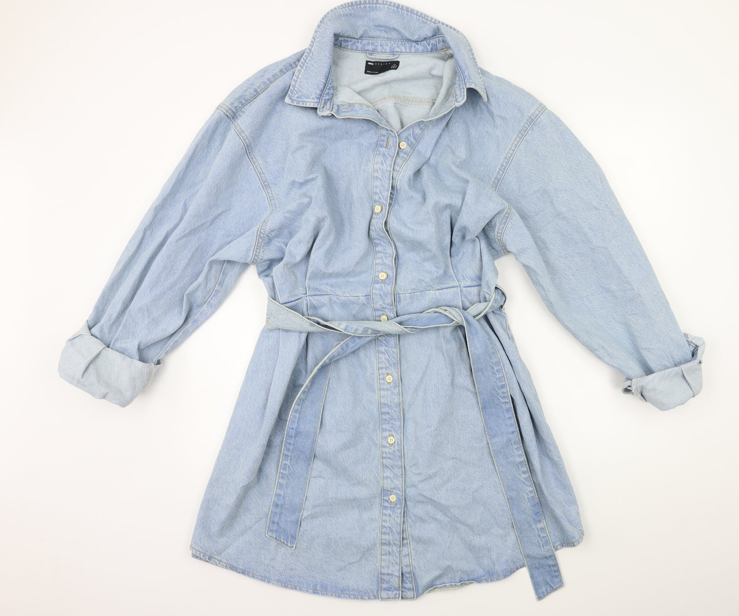 ASOS Womens Blue  Denim Shirt Dress  Size 16