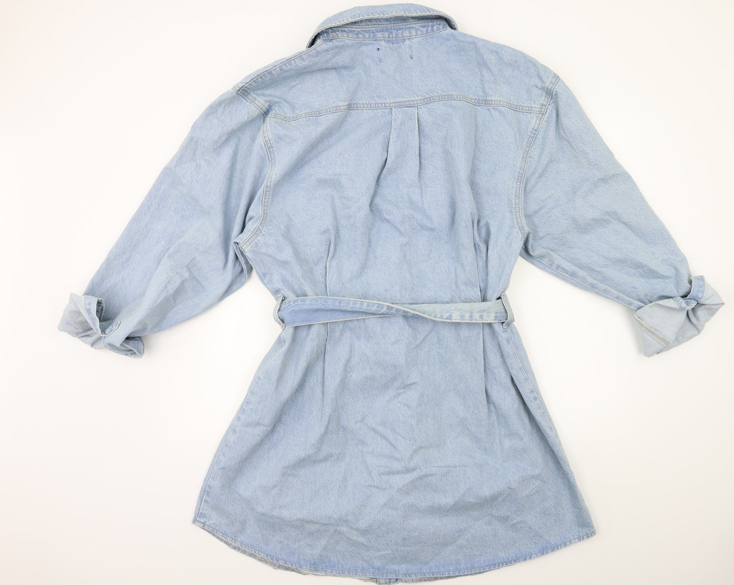ASOS Womens Blue  Denim Shirt Dress  Size 16