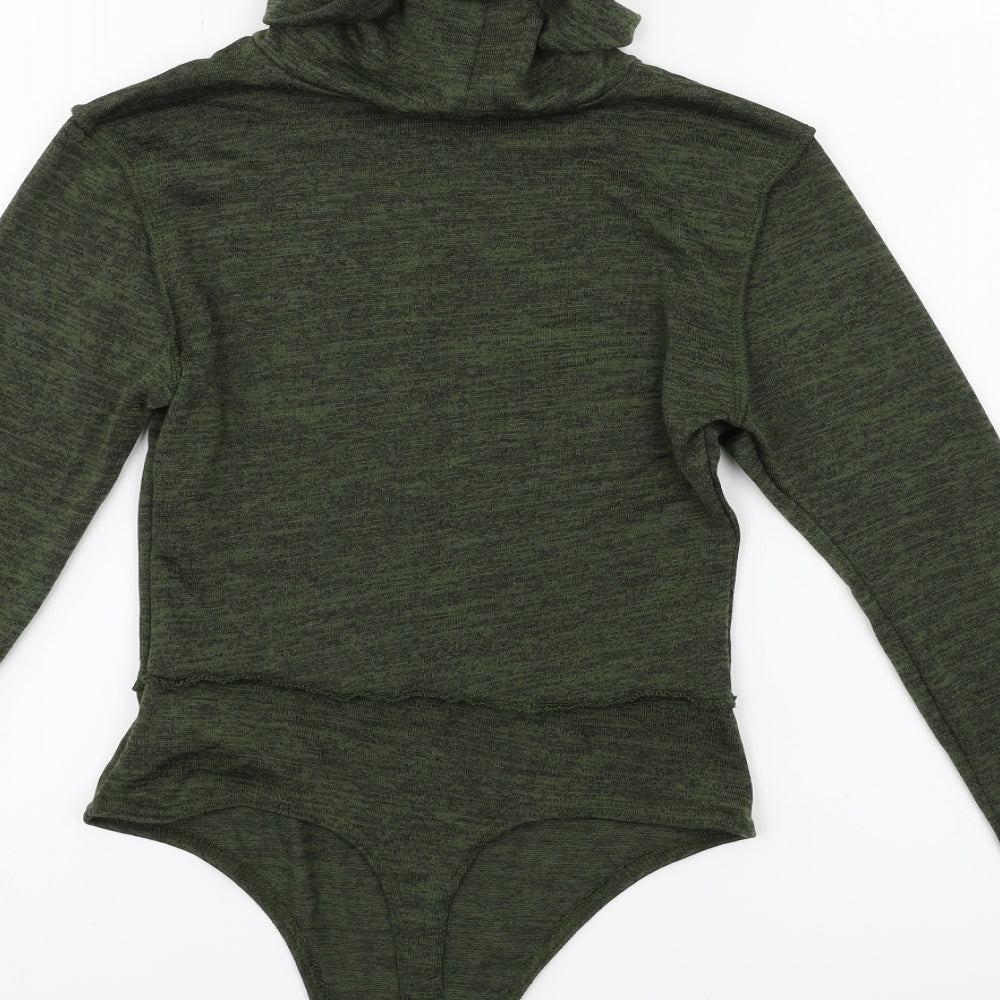 Boohoo Womens Green   Pullover Jumper Size 10