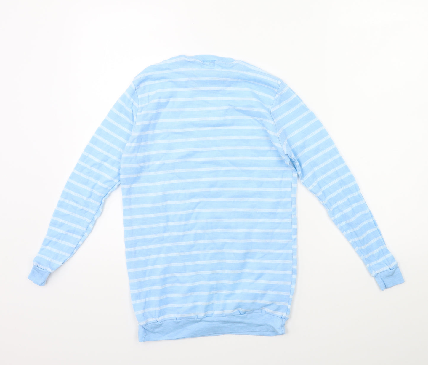 Rodeo Boys Blue Striped  Basic T-Shirt Size 8 Years