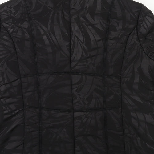 Lebek Womens Black   Puffer Jacket Coat Size 14
