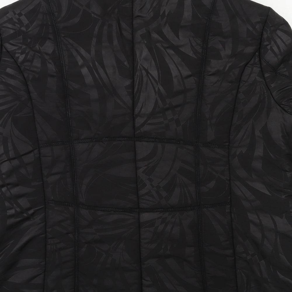 Lebek Womens Black   Puffer Jacket Coat Size 14