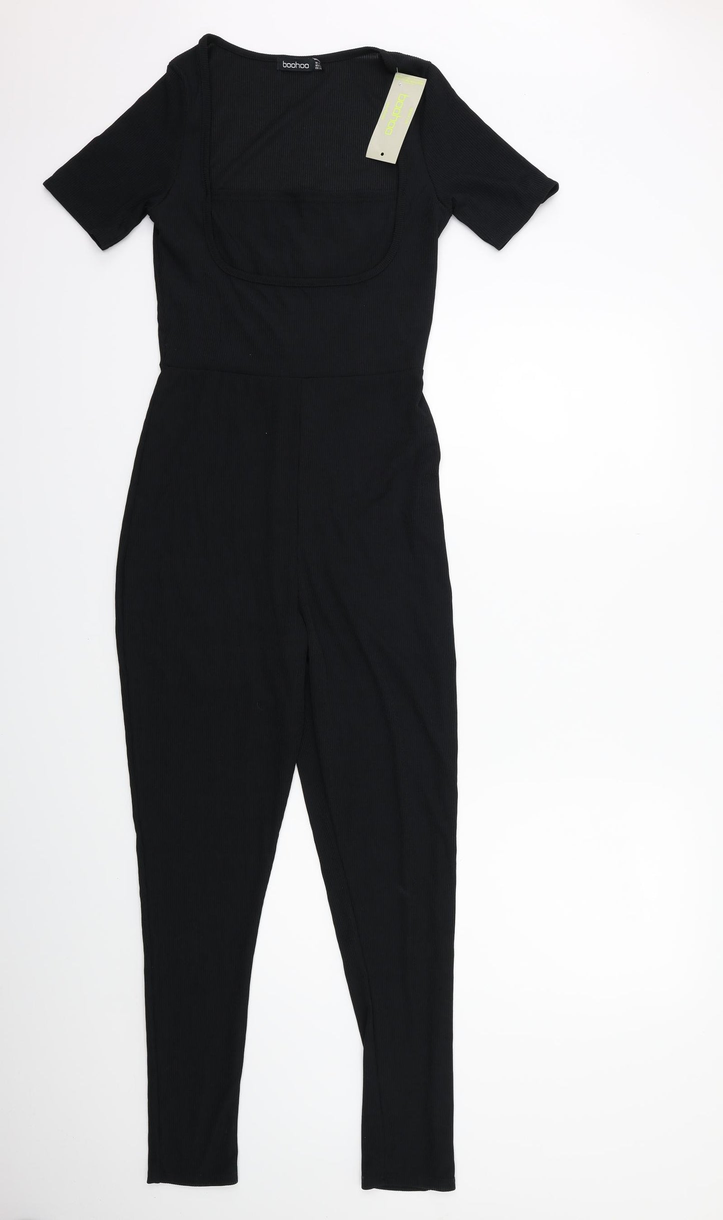 Boohoo Womens Black   Jumpsuit One-Piece Size 10