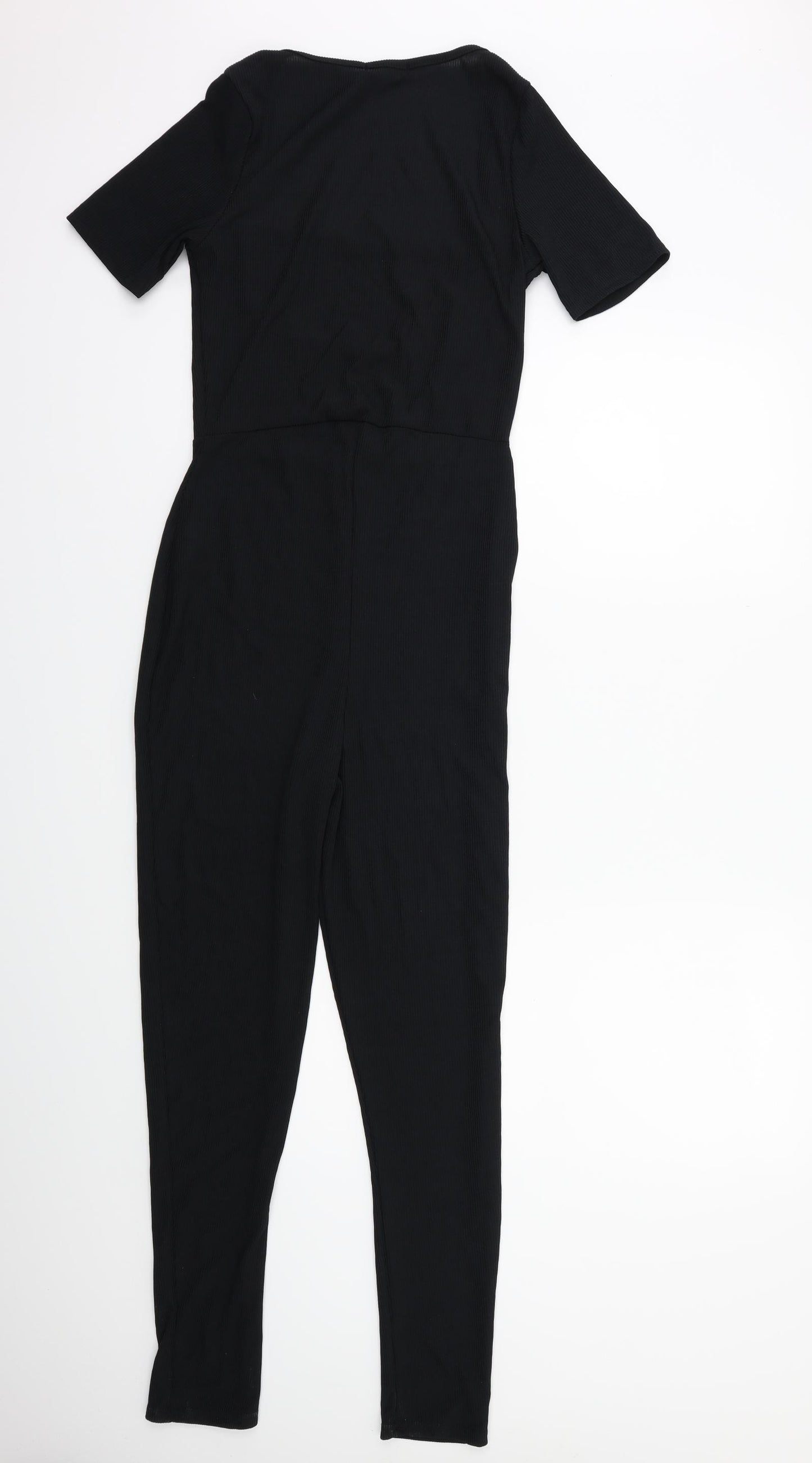Boohoo Womens Black   Jumpsuit One-Piece Size 10