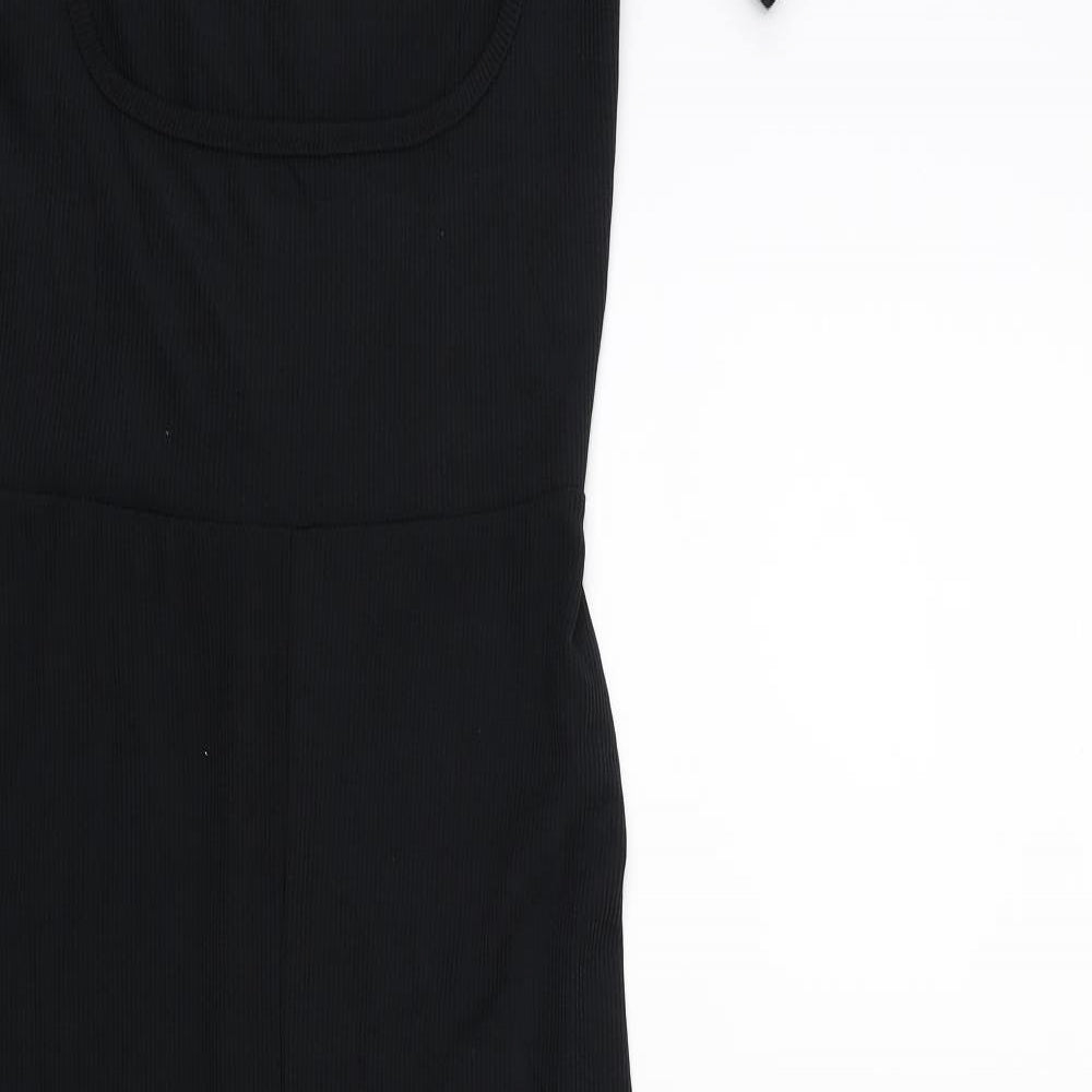 Boohoo Womens Black   Jumpsuit One-Piece Size 10