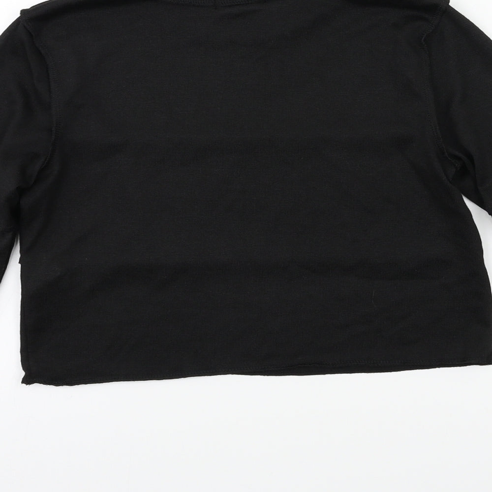 Boohoo Womens Blue   Basic T-Shirt Size 10
