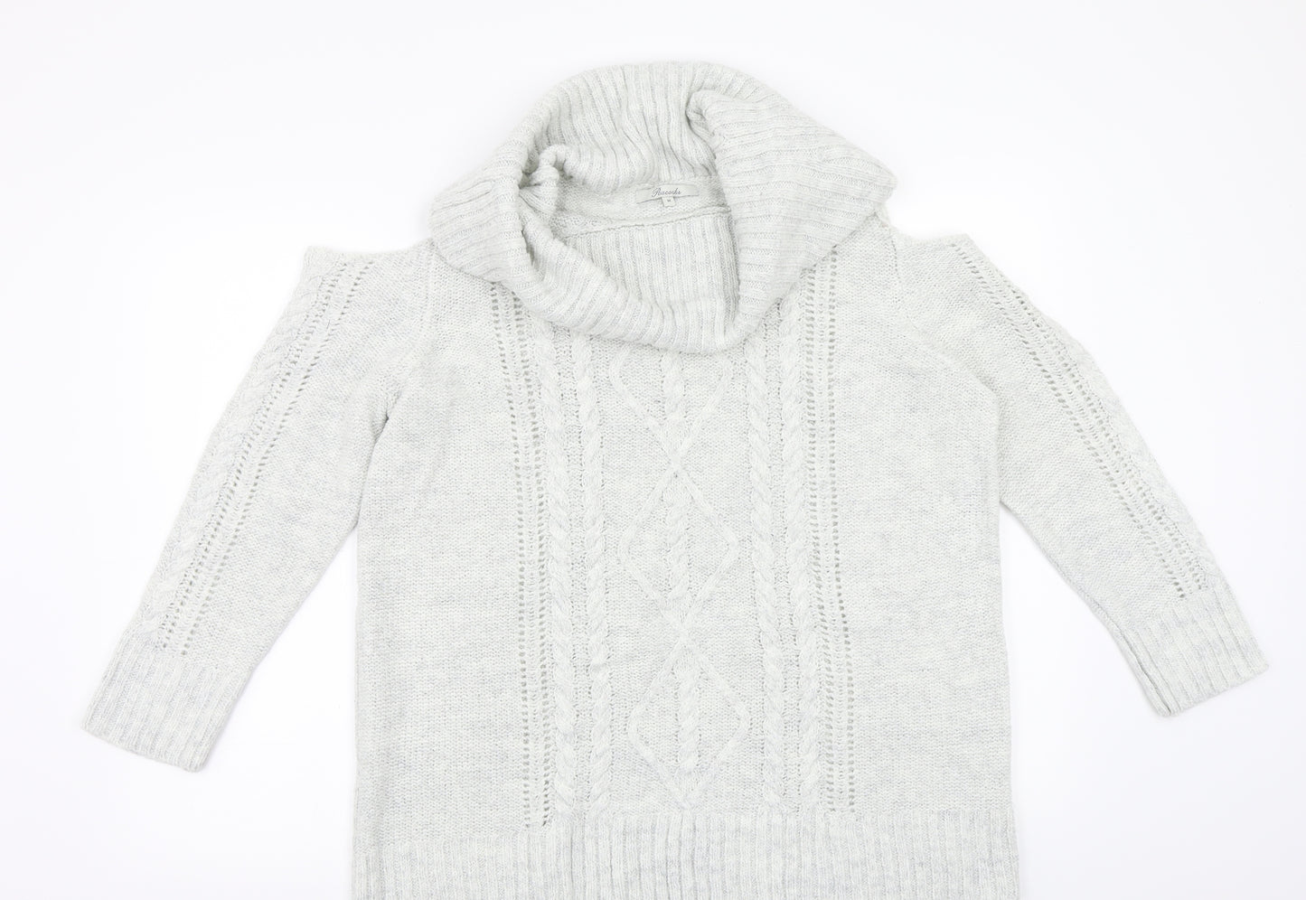 Peacocks Womens Grey   Pullover Jumper Size M