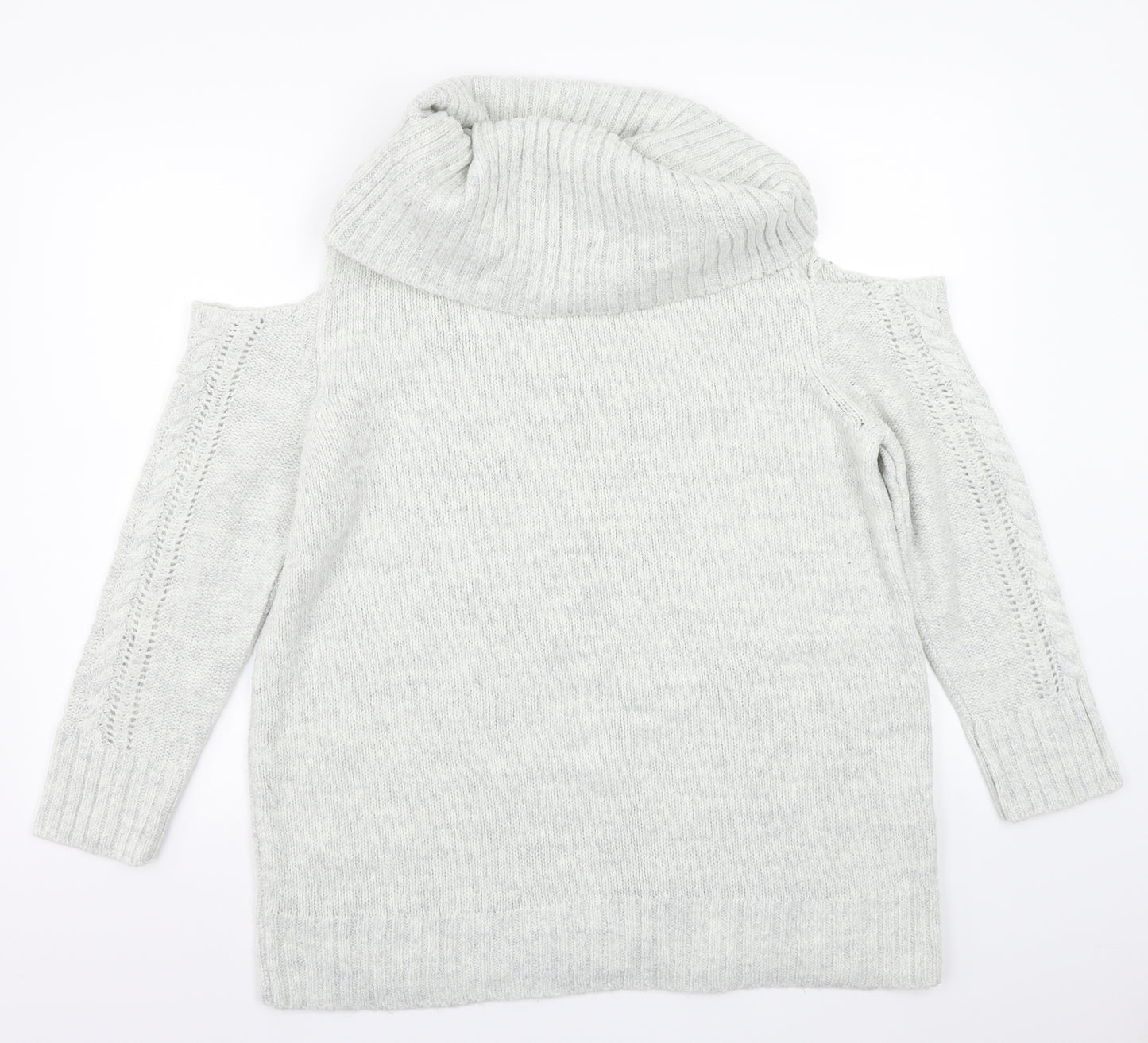 Peacocks Womens Grey   Pullover Jumper Size M
