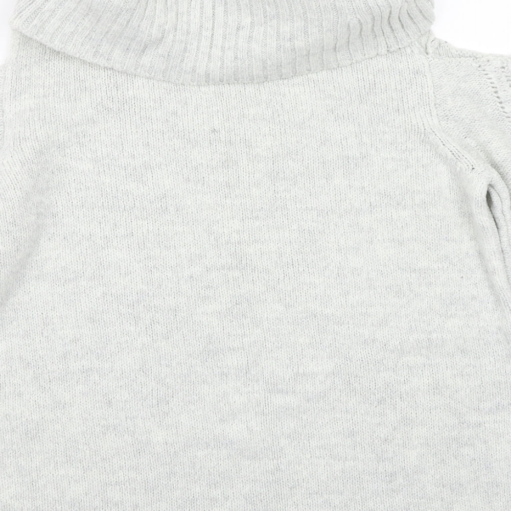 Peacocks Womens Grey   Pullover Jumper Size M