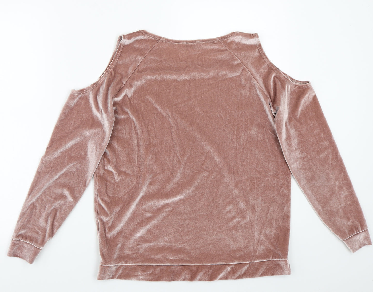 Papaya Womens Pink   Basic T-Shirt Size 10