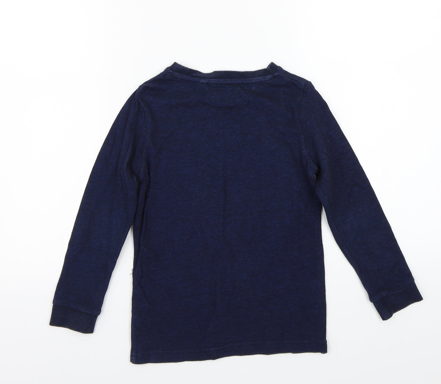 Nutmeg Boys Blue  Rayon Basic T-Shirt Size 4 Years