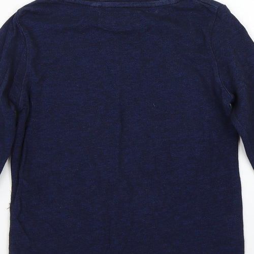 Nutmeg Boys Blue  Rayon Basic T-Shirt Size 4 Years