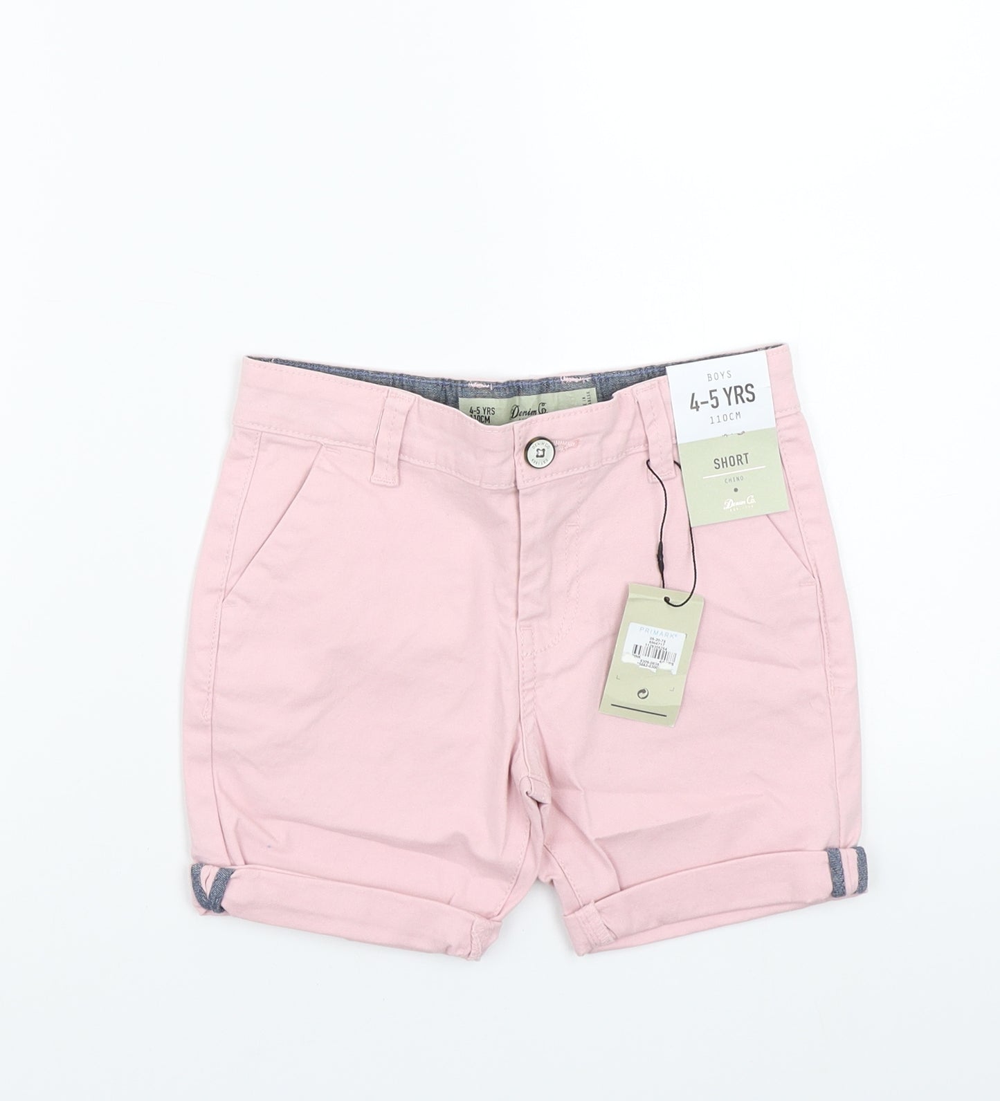 Denim & Co. Girls Pink   Cut-Off Shorts Size 4-5 Years